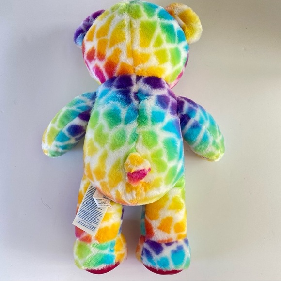 Build-A-Bear Rainbow Safari Wild Style Animal Print 2018 Plush Stuffed BAB 16" - Picture 4 of 13